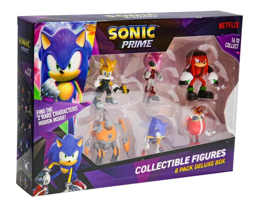 Sonic The Hedgehog Prime Collectible Figures Knuckles, Sonic Metal