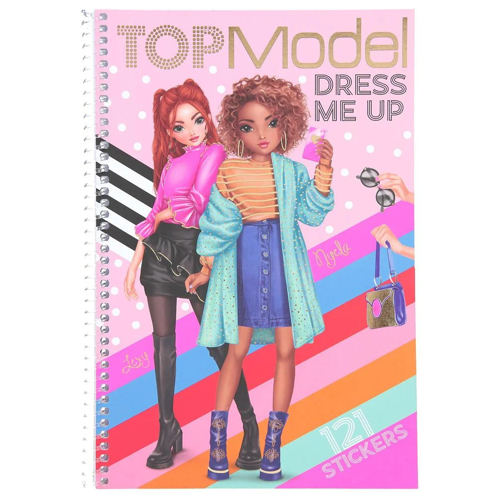 Top Model - Dress Me Up - Big Sticker Book - 121 Stickers