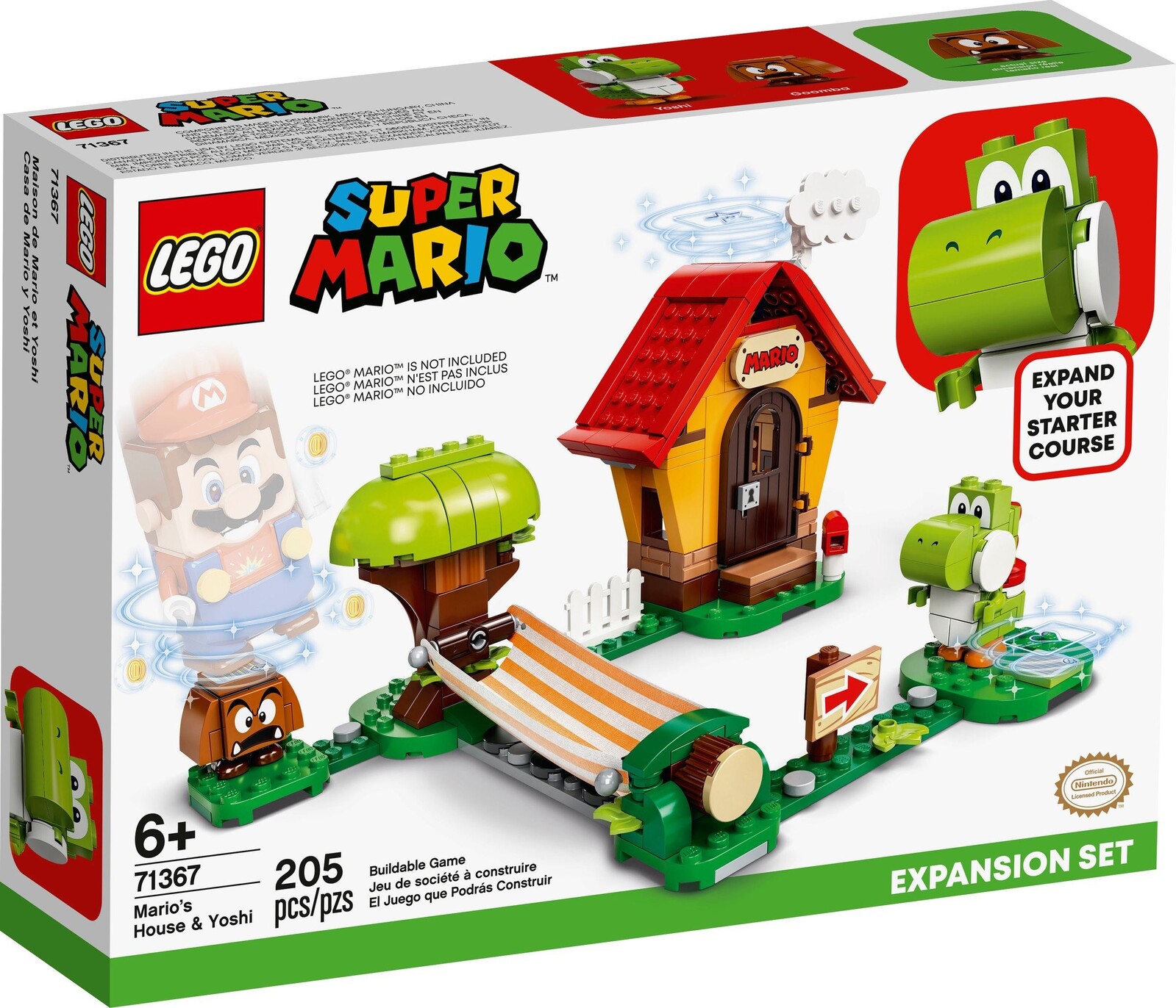 Lego Super Mario Mario S House Yoshi Expansion Set 71367 - lego and roblox millionaire sets millionaire fans