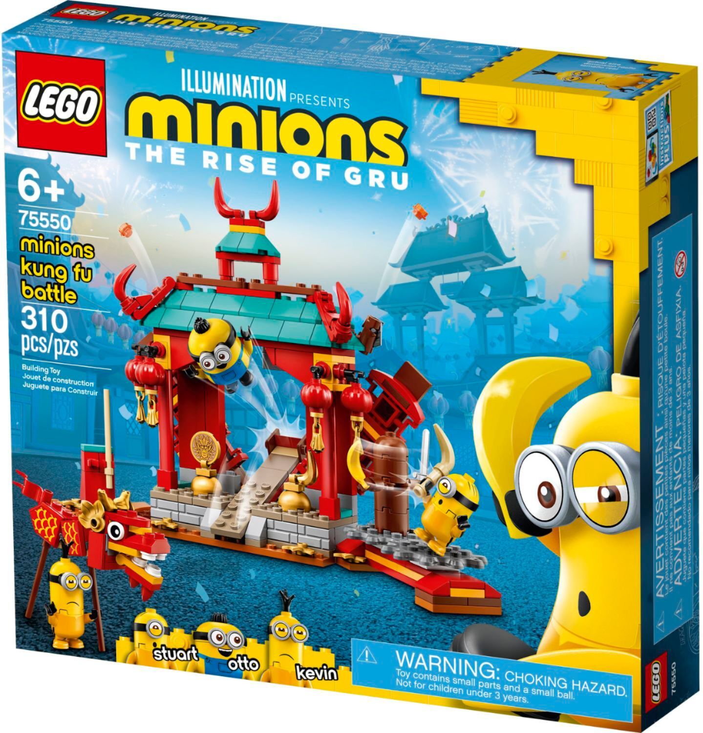 - Gru Kung Of Minions - - Lego Minions Rise Battle - Fu 75550